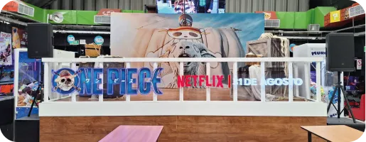 Imagen de una convencion de One piece