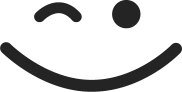 Imagen de una cara sonriente guiñando el ojo